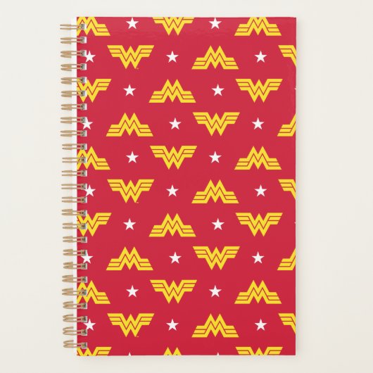 W84 | Rood zwembad Logo en sterren Planner (Voorkant)