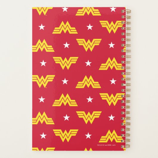 W84 | Rood zwembad Logo en sterren Planner (Achterkant)