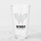 W84 | Statische Logo Wonder Woman TV Glas (Achterkant)