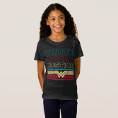 W84 | Truth Love & Justice Pattern T-shirt (Voorkant volledig)