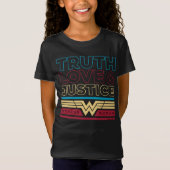 W84 | Truth Love & Justice Pattern T-shirt (Voorkant)