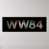W84 | Tv Statische Logo Poster (Voorkant)