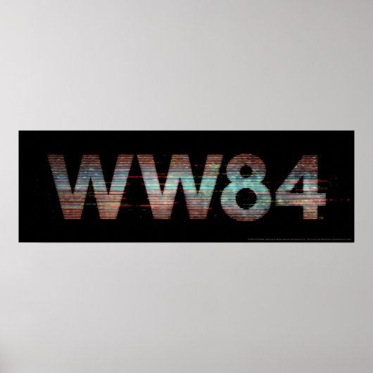 W84 | Tv Statische Logo Poster (Voorkant)