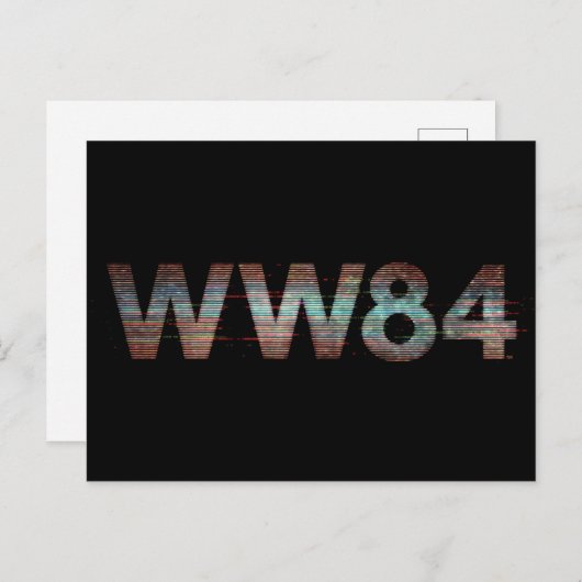 W84 | Tv Statische Logo Uitnodiging Briefkaart (Voorkant / Achterkant)