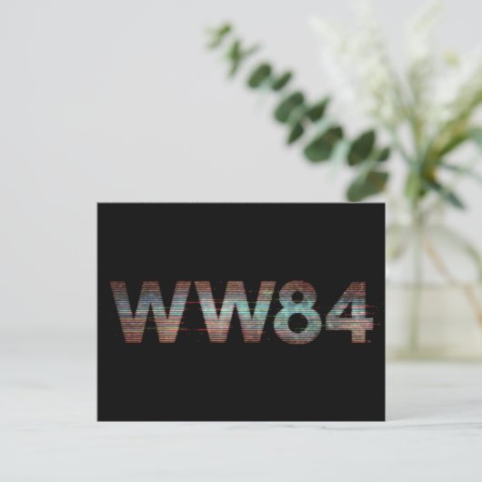 W84 | Tv Statische Logo Uitnodiging Briefkaart (Staand voorkant)