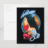 W84 | Welkom in het 80-weideportret van Wonder Wom Uitnodiging Briefkaart (Voorkant / Achterkant)