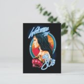 W84 | Welkom in het 80-weideportret van Wonder Wom Uitnodiging Briefkaart (Staand voorkant)