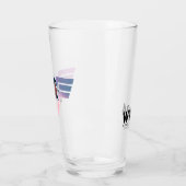 W84 | Wonder Woman Flying Lo Fi Pastel Graphic Glas (Links)
