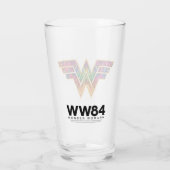 W84 | Wonder Woman Kaleidoscope Logo Glas (Achterkant)