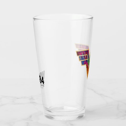 W84 | Wonder Woman Kaleidoscope Logo Glas (Rechts)