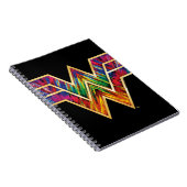 W84 | Wonder Woman Kaleidoscope Logo Notitieboek (Rechterzijde)