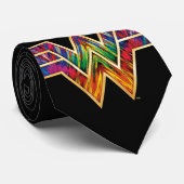 W84 | Wonder Woman Kaleidoscope Logo Stropdas (Opgerold)