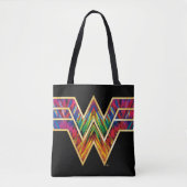 W84 | Wonder Woman Kaleidoscope Logo Tote Bag (Voorkant)