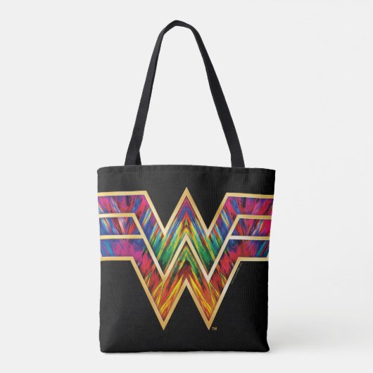 W84 | Wonder Woman Kaleidoscope Logo Tote Bag (Achterkant)
