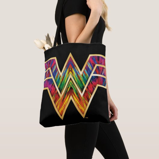 W84 | Wonder Woman Kaleidoscope Logo Tote Bag (Dichtbij)