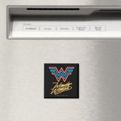 W84 | Wonder Woman Neon Light Logo Magneet (Insitu (Vaatwasser))