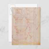 W.18v Onderzoek van kolomhoofdletters Briefkaart (Voorkant / Achterkant)