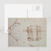 W.24r Architectuurschets Briefkaart (Voorkant / Achterkant)