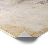 W.60 Schets van een mannelijk hoofd, op twee plaat Poster (Hoek)