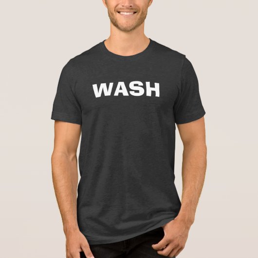 W.A.S.H. Christian Tee Tri-Blend Shirt (Voorkant)