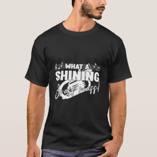 W A Shining Brass Mass Baritone Bass Player T-shirt