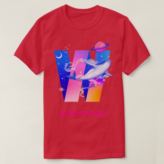 W ALS WALEN T-SHIRT (Design voorkant)