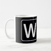 W Anchor Wanchor Funny Gift Koffiemok (Links)