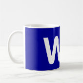 W Anchor Wanchor Funny Joke Gift Koffiemok (Links)