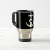 W Anchor Wanchor Insult Funny Gift Reisbeker (Voorkant links)