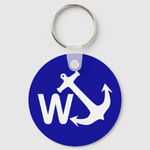 W Anchor Wanchor Joke Funny Gift Sleutelhanger
