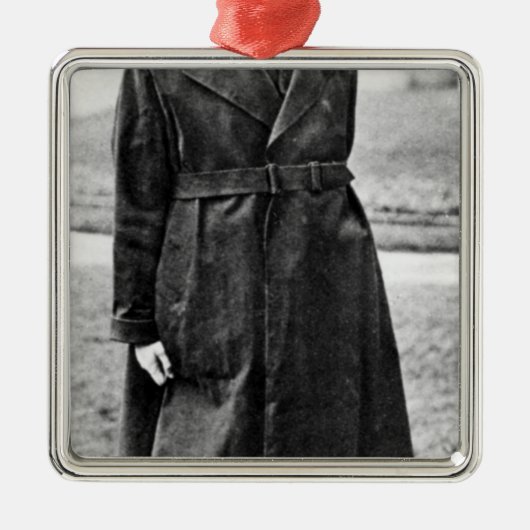 W.B. Yeats, 1923 Metalen Ornament (Voorkant)