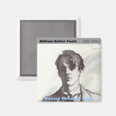 W. B. Yeats Magneet (Voorkant / Achterkant)