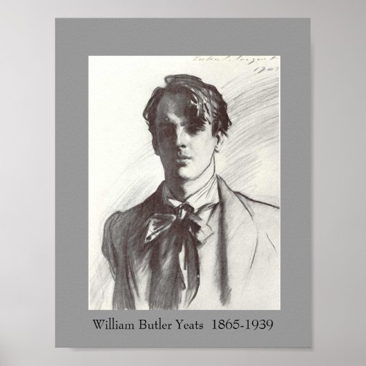 W. B. Yeats Poster (Voorkant)