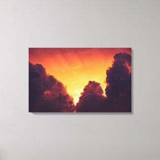 w bij weer canvas afdruk