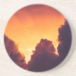 w bij weer zandsteen onderzetter