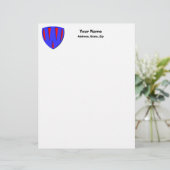 W BRIEFHOOFD SJABLOON (Staand voorkant)