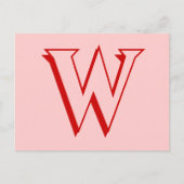 W BRIEFKAART (Voorkant)