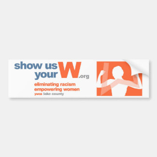 W bumpersticker