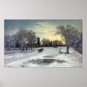 W.C. BAUER-CHRISTMAS EVE-AFDRUKKING POSTER (Voorkant)