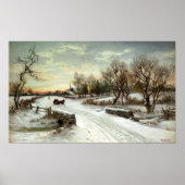 W.C. BAUER-CHRISTMAS MORN-PRINT POSTER (Voorkant)