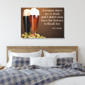 W.C. Velden Drink offerte Canvas Afdruk (Insitu (Slaapkamer))