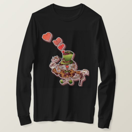 W. Cat Feline T-shirt (Design voorkant)