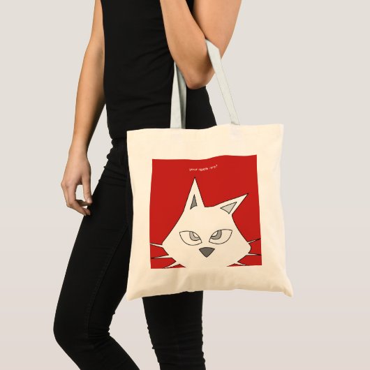 W-CAT TOTE BAG (Voorkant (product))