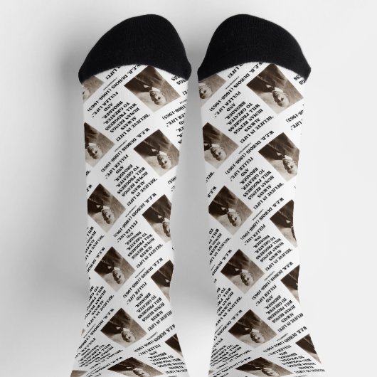 W.E.B. Du Bois gelooft altijd in het leven Sokken (Top)