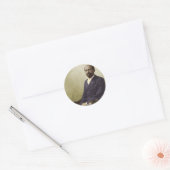 W.E.B. Du Bois Ronde Sticker (Envelop)