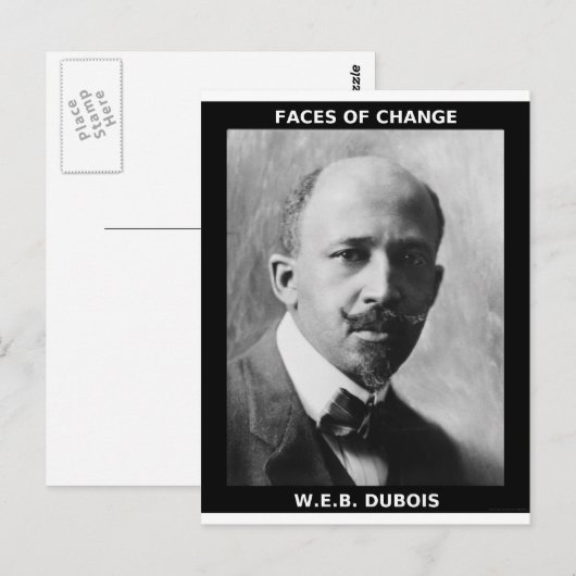 W.E.B. DUBOIS BRIEFKAART (Voorkant / Achterkant)