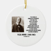 W.E.B. Dubois-theorie van de democratische regerin Keramisch Ornament (Voorkant)