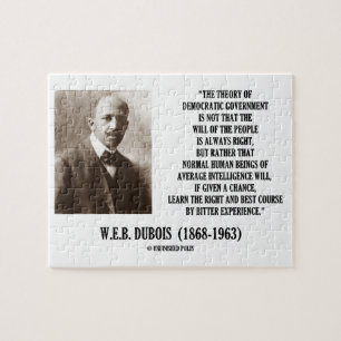W.E.B. Dubois-theorie van de democratische regerin Legpuzzel
