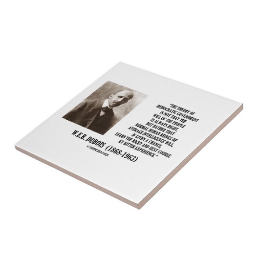 W.E.B. Dubois-theorie van de democratische regerin Tegeltje (Zijkant)