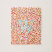 "W" Eye Test Jigzaag Legpuzzel (Verticaal)